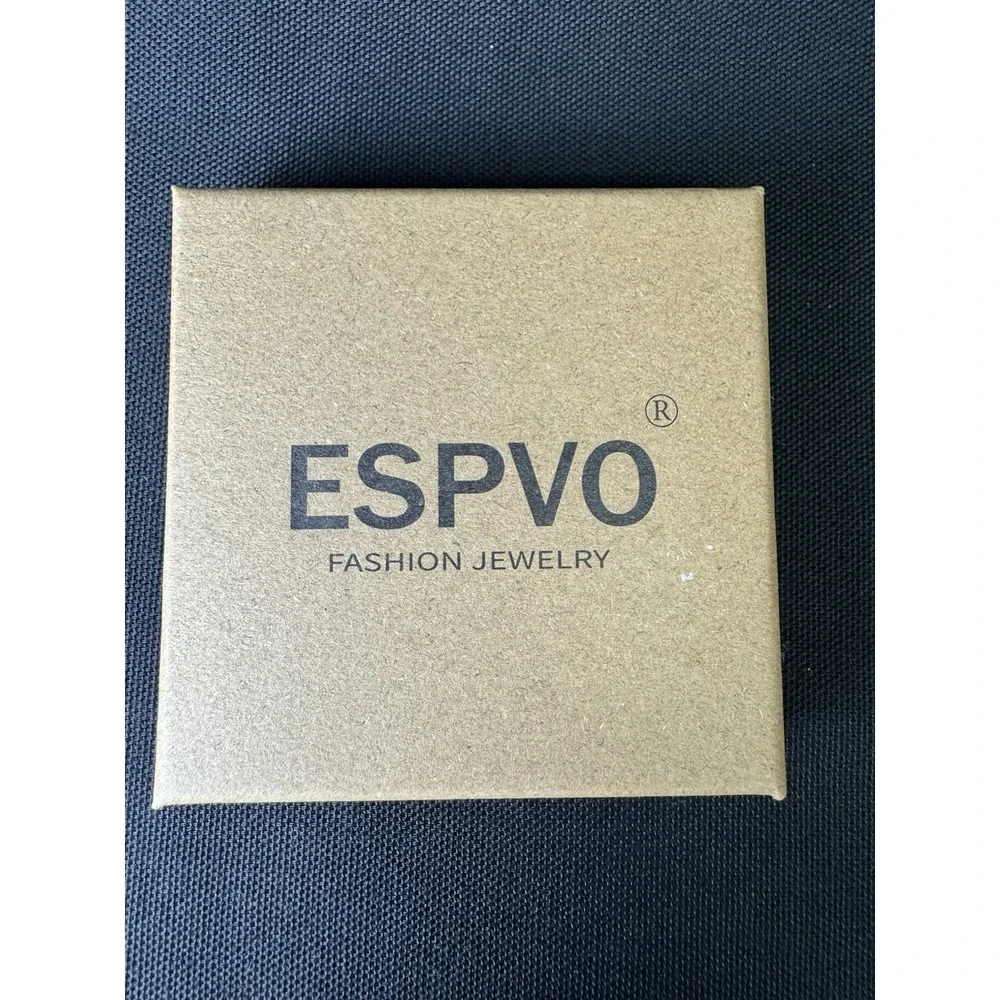 ESPVO Happy 10th Birthday Necklace 14K GoldPlated Heart & Cross Girl Gifts